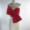 3D Bowknot Strapless Short Top for Women