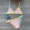 Hand Crocheted Knitted Bikini Set