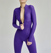 Sexy, enger Jumpsuit mit Reißverschluss für Damen