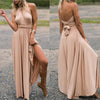 Multi-Rope Criss-Cross Backless Bandage Maxi Dress