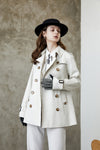 Elegant British Style Long Trench Coat