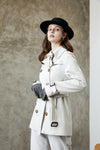 Elegant British Style Long Trench Coat