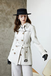 Elegant British Style Long Trench Coat