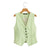 Elegance Sleeveless V-Neck Vest Jacket and Casual Trousers Set