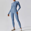 Nude Feel Long Sleeve Zipper Yoga Jumpsuit