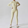 Nude Feel Long Sleeve Zipper Yoga Jumpsuit