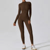 Nude Feel Long Sleeve Zipper Yoga Jumpsuit