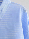 French Striped Poplin Shirt Set