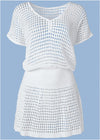 Mesh Hollow Out Knitted Beach Dress