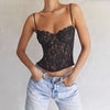 Lace Boning Corset Camisole for Women