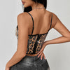 Leopard Print Sequin Camisole Vest