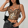 Leopard Print Sequin Camisole Vest