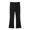 Slim Fit Ribbed Ankle Pants