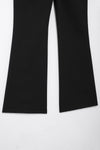 Slim Fit Ribbed Ankle Pants