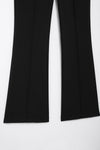 Slim Fit Ribbed Ankle Pants