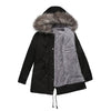 Thickened Mid-Length Hooded Cotton-Padded Coat