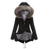 Thickened Mid-Length Hooded Cotton-Padded Coat