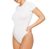 Casual Short-Sleeved Tight Bodysuit for Women