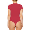 Casual Short-Sleeved Tight Bodysuit for Women