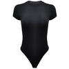 Casual Short-Sleeved Tight Bodysuit for Women