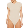 Casual Short-Sleeved Tight Bodysuit for Women