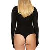 Casual Long Sleeve Tight Bodysuit for Women