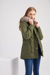 Thickened Mid-Length Hooded Cotton-Padded Coat