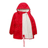 Hooded Drawstring Solid Color Cotton-Padded Coat