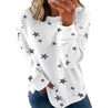 Loose Oversized Long Sleeve Printed Sweater