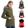 Thickened Mid-Length Hooded Cotton-Padded Coat