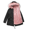 Thickened Mid-Length Hooded Cotton-Padded Coat