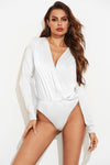 Asymmetric Deep V Plunge Bodysuit