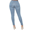 Jean skinny crayon grande taille pour femme