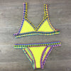 Hand Crocheted Knitted Bikini Set