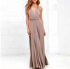 Multi-Rope Criss-Cross Backless Bandage Maxi Dress