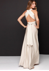 Multi-Rope Criss-Cross Backless Bandage Maxi Dress