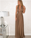 Multi-Rope Criss-Cross Backless Bandage Maxi Dress