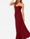 Multi-Rope Criss-Cross Backless Bandage Maxi Dress