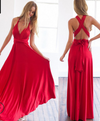 Multi-Rope Criss-Cross Backless Bandage Maxi Dress