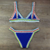 Hand Crocheted Knitted Bikini Set