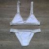 Hand Crocheted Knitted Bikini Set