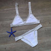 Hand Crocheted Knitted Bikini Set