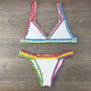 Hand Crocheted Knitted Bikini Set