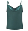 Solid Color Chiffon Camisole Shirt Top