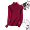 Korean Style Slim Fit Turtleneck Sweater for Women