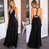 Multi-Rope Criss-Cross Backless Bandage Maxi Dress