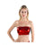 Patent Leather Solid Color Tube Top for Nightclub Wear