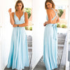 Multi-Rope Criss-Cross Backless Bandage Maxi Dress