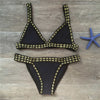 Hand Crocheted Knitted Bikini Set