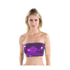 Patent Leather Solid Color Tube Top for Nightclub Wear